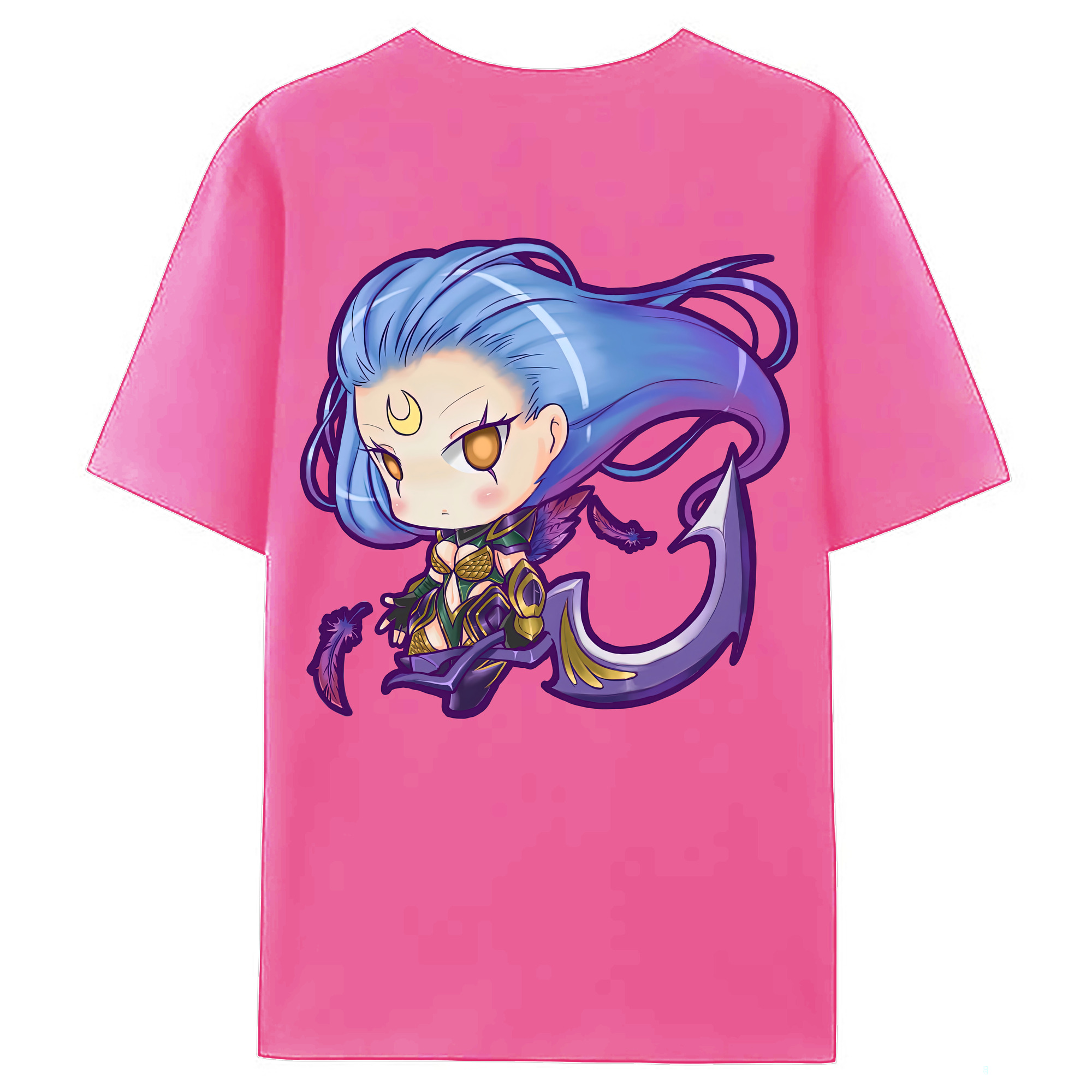 （画像用） リーグ・オブ・レジェンド League of Legends LOL レディース半袖Tシャツ(バックプリント)